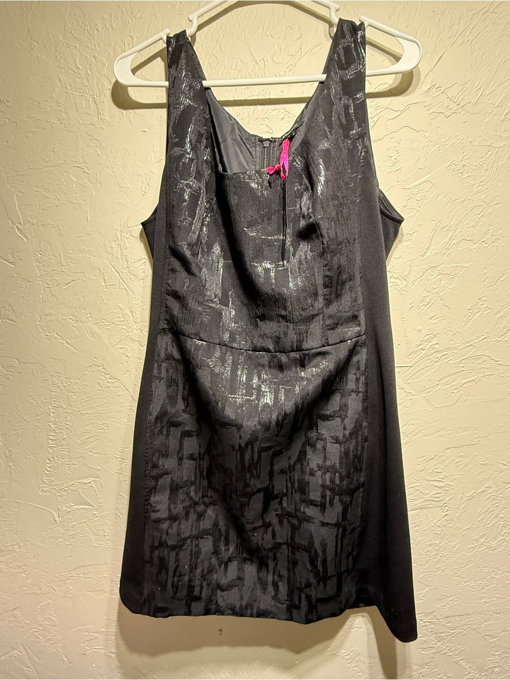 Black Textured Sheath Dress - Women's Elegant Evening Dress